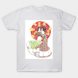 Two Art Nouveau Ladies T-Shirt